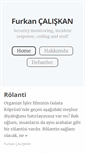 Mobile Screenshot of furkancaliskan.com