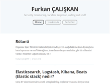 Tablet Screenshot of furkancaliskan.com